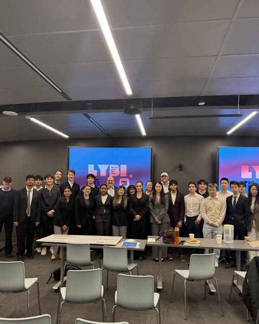 The Launch Your Big Idea 2025-26 cohort on Final Pitch Day